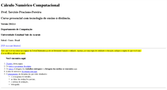 Desktop Screenshot of calculo-numerico.sobralmatematica.org