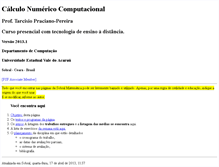 Tablet Screenshot of calculo-numerico.sobralmatematica.org